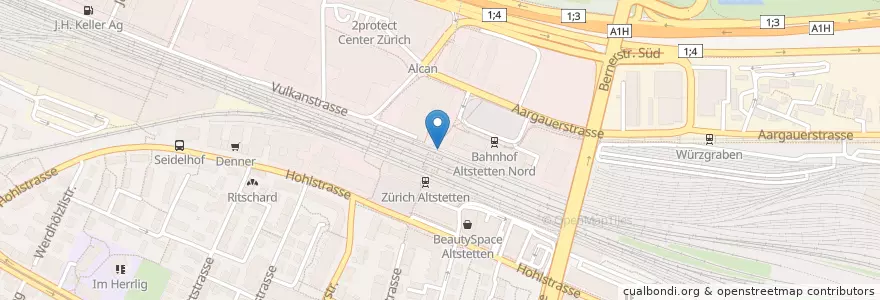 Mapa de ubicacion de Pronto Phot en سوئیس, زوریخ, Bezirk Zürich, Zürich.