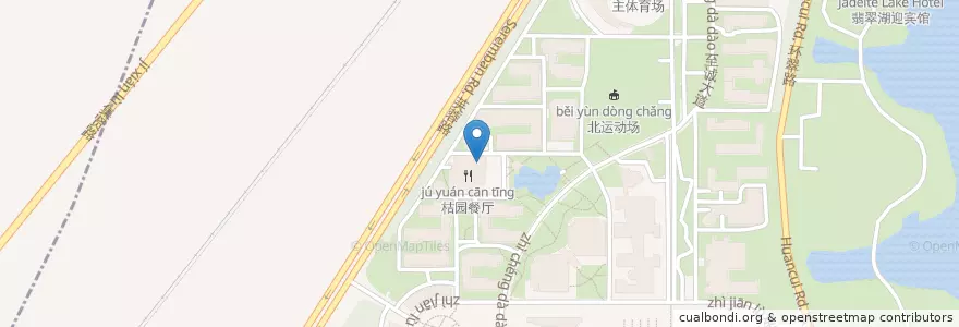 Mapa de ubicacion de 桔园浴室 en 中国, 安徽省, 合肥市, 蜀山区 (Shushan), 合肥市区, 合肥经济技术开发区, 芙蓉社区.