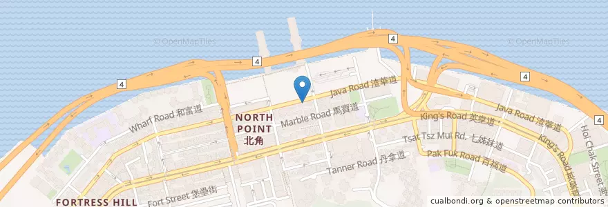 Mapa de ubicacion de Taste Fresh Restaurant en China, Provincia De Cantón, Hong Kong, Isla De Hong Kong, Nuevos Territorios, 東區 Eastern District.