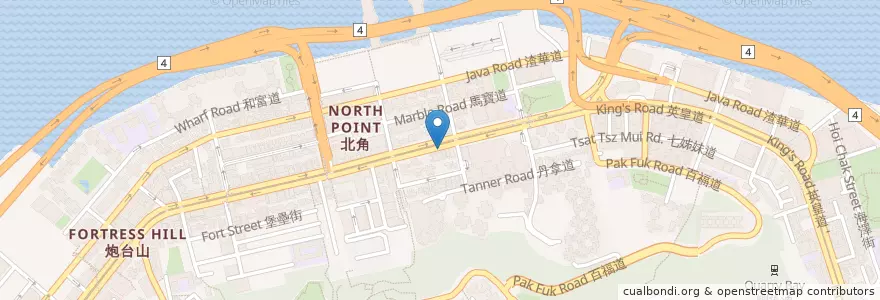 Mapa de ubicacion de BOC en Cina, Guangdong, Hong Kong, Hong Kong, Nuovi Territori, 東區 Eastern District.