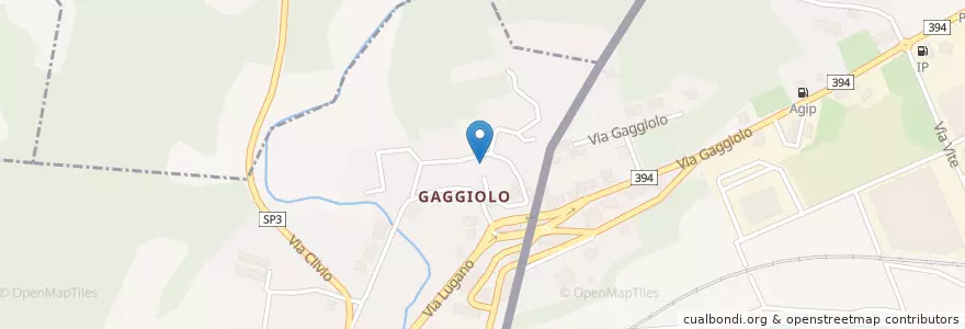 Mapa de ubicacion de Caserma Mazzotta en İtalya, Lombardia, Varese, Comunità Montana Del Piambello, Cantello.