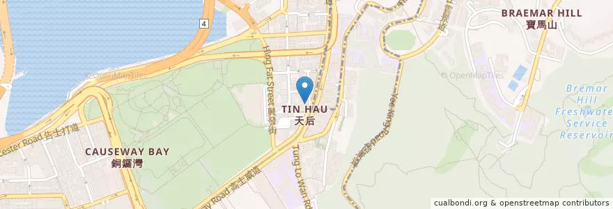 Mapa de ubicacion de 101 en 中国, 广东省, 香港, 香港島, 新界, 灣仔區.