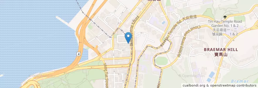 Mapa de ubicacion de Dr. Antric Wong Chiropractic Clinic en Китай, Гуандун, Гонконг, Гонконг, Новые Территории, 灣仔區 Wan Chai District.