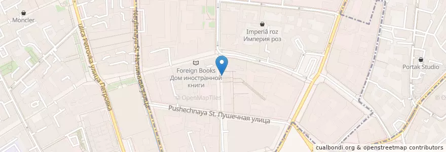 Mapa de ubicacion de Craft Station en 러시아, Центральный Федеральный Округ, Москва, Центральный Административный Округ, Тверской Район.