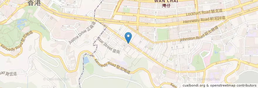 Mapa de ubicacion de Food for Life en الصين, غوانغدونغ, هونغ كونغ, جزيرة هونغ كونغ, الأقاليم الجديدة, 灣仔區 Wan Chai District.
