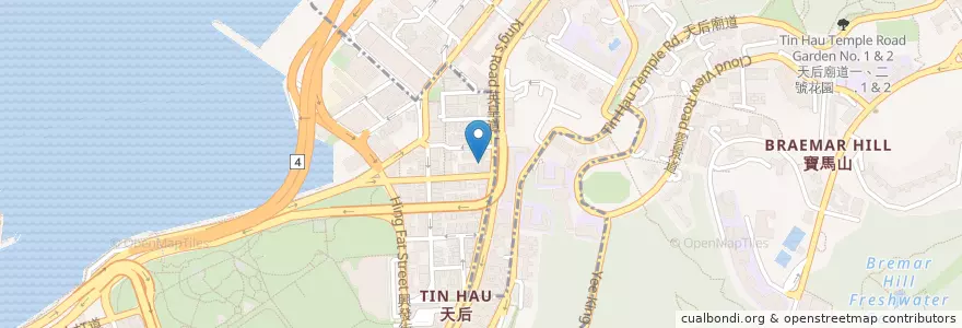 Mapa de ubicacion de Causeway Bay Baptist Church en Китай, Гуандун, Гонконг, Гонконг, Новые Территории, 灣仔區 Wan Chai District.