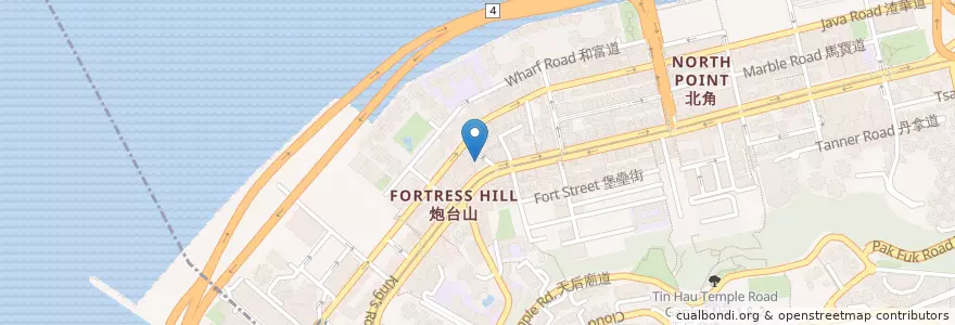 Mapa de ubicacion de Onyx Medical Practice en 中国, 広東省, 香港, 香港島, 新界, 東區 Eastern District.