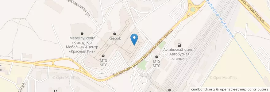 Mapa de ubicacion de Бургер Кинг en 러시아, Центральный Федеральный Округ, Московская Область, Городской Округ Мытищи.