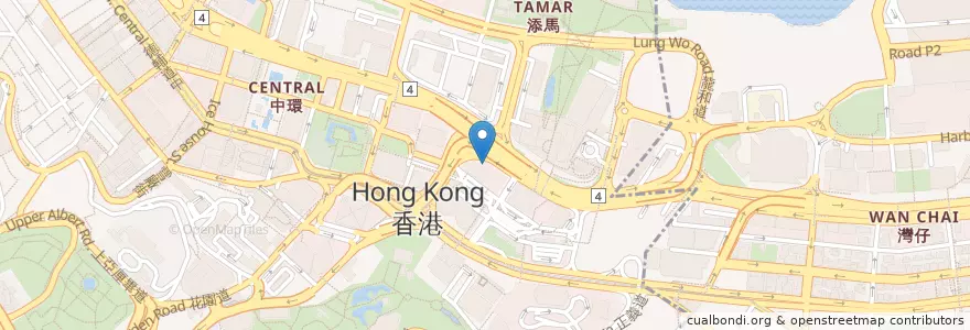 Mapa de ubicacion de La Taste en 중국, 광둥성, 홍콩, 홍콩섬, 신제, 中西區 Central And Western District.