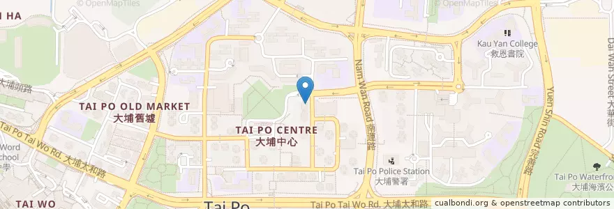 Mapa de ubicacion de Lucky House en Китай, Гонконг, Гуандун, Новые Территории, 大埔區 Tai Po District.