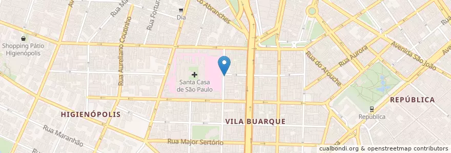 Mapa de ubicacion de JAMB Bar e Restaurante en البَرَازِيل, المنطقة الجنوبية الشرقية, ساو باولو, Região Geográfica Intermediária De São Paulo, Região Metropolitana De São Paulo, Região Imediata De São Paulo, ساو باولو.
