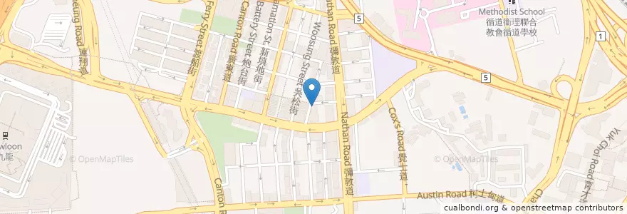 Mapa de ubicacion de Comebuy en 中国, 广东省, 香港 Hong Kong, 九龍 Kowloon, 新界 New Territories, 油尖旺區 Yau Tsim Mong District.