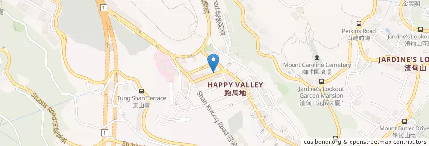 Mapa de ubicacion de AJI Yakitori en 中国, 广东省, 香港 Hong Kong, 香港島 Hong Kong Island, 新界 New Territories, 灣仔區 Wan Chai District.