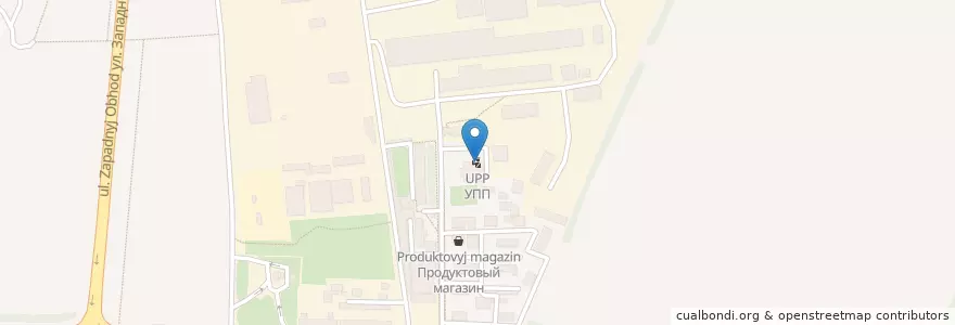 Mapa de ubicacion de УПП en ロシア, 南部連邦管区, クラスノダール地方, Городской Округ Краснодар.