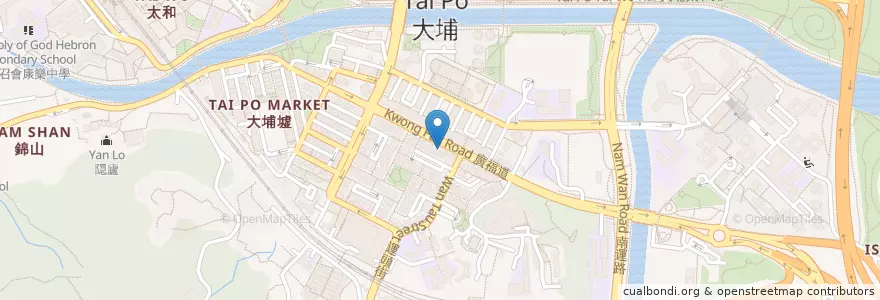 Mapa de ubicacion de ShareTea en 中国, 香港, 广东省, 新界, 大埔區.