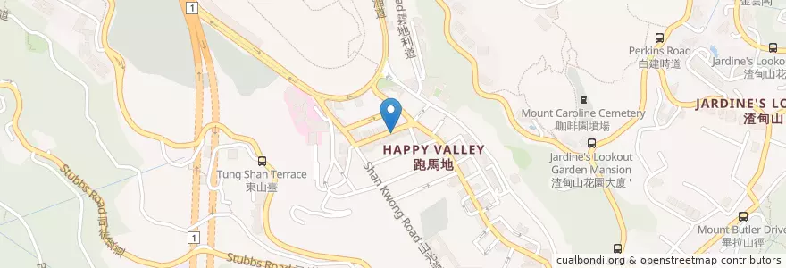Mapa de ubicacion de Zagin Soba en 中国, 广东省, 香港 Hong Kong, 香港島 Hong Kong Island, 新界 New Territories, 灣仔區 Wan Chai District.