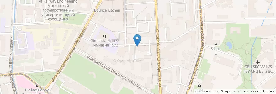 Mapa de ubicacion de Ветеринарный центр en ロシア, 中央連邦管区, モスクワ, Район Марьина Роща.