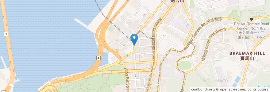 Mapa de ubicacion de HSBC en 中国, 广东省, 香港 Hong Kong, 香港島 Hong Kong Island, 新界 New Territories, 灣仔區 Wan Chai District.