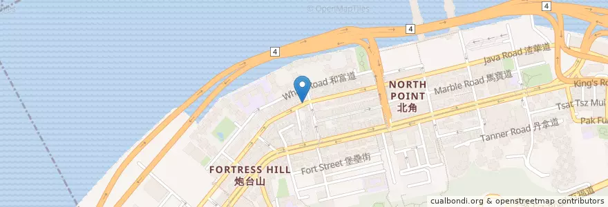 Mapa de ubicacion de Dr. Wong Dental Clinic en China, Guangdong, Hong Kong, Pulau Hong Kong, Wilayah Baru, 東區 Eastern District.