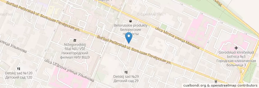 Mapa de ubicacion de СМП Банк en Rusia, Приволжский Федеральный Округ, Óblast De Nizhni Nóvgorod, Городской Округ Нижний Новгород.