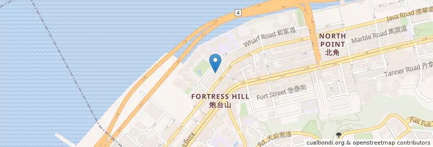Mapa de ubicacion de 大家樂 Café de Coral en Китай, Гуандун, Гонконг, Гонконг, Новые Территории, 東區 Eastern District.