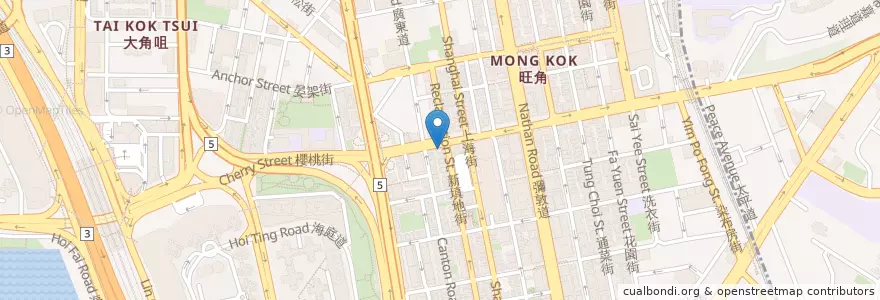 Mapa de ubicacion de Westbourne School of English en الصين, غوانغدونغ, هونغ كونغ, كولون, الأقاليم الجديدة, 油尖旺區 Yau Tsim Mong District.