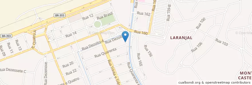 Mapa de ubicacion de Estacionamento Shop 33 en ブラジル, 南東部地域, リオ デ ジャネイロ, Região Geográfica Intermediária De Volta Redonda-Barra Mansa, Região Geográfica Imediata De Volta Redonda-Barra Mansa, Volta Redonda.