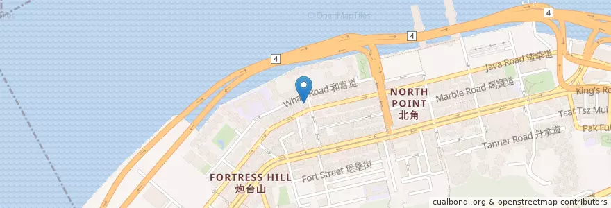 Mapa de ubicacion de Harbin en 中国, 广东省, 香港, 香港島, 新界, 東區.