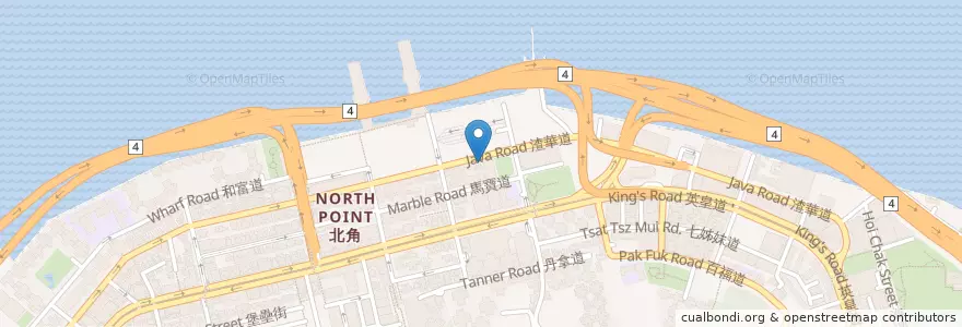 Mapa de ubicacion de Bar Pacific en Китай, Гуандун, Гонконг, Гонконг, Новые Территории, 東區 Eastern District.