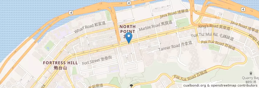 Mapa de ubicacion de ICBC en Çin, Guangdong, Hong Kong, Hong Kong Adası, Yeni Bölgeler, 東區 Eastern District.