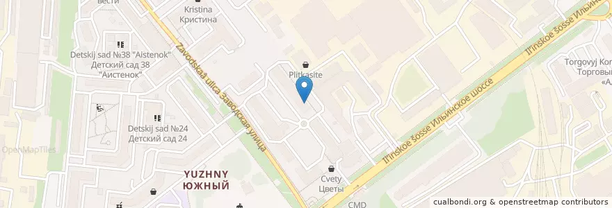 Mapa de ubicacion de Оригитея en ロシア, 中央連邦管区, モスクワ州, Городской Округ Красногорск.