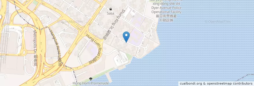 Mapa de ubicacion de BEA en China, Provincia De Cantón, Hong Kong, Kowloon, Nuevos Territorios, 九龍城區 Kowloon City District.