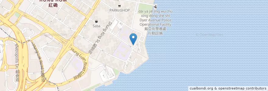 Mapa de ubicacion de Po Leung Kuk Tam Au-Yeung Siu Fong Memorial Kindergarten en 中国, 广东省, 香港 Hong Kong, 九龍 Kowloon, 新界 New Territories, 九龍城區 Kowloon City District.