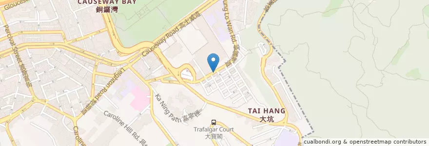 Mapa de ubicacion de Happy Pets en 中国, 広東省, 香港, 香港島, 新界, 灣仔區 Wan Chai District.