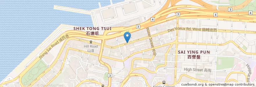Mapa de ubicacion de Bank of China en 中国, 广东省, 香港, 香港島, 新界, 中西區.