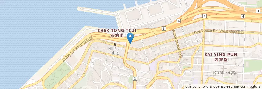 Mapa de ubicacion de Public Bank Hong Kong en چین, گوانگ‌دونگ, هنگ‌کنگ, جزیره هنگ کنگ, 新界 New Territories, 中西區 Central And Western District.