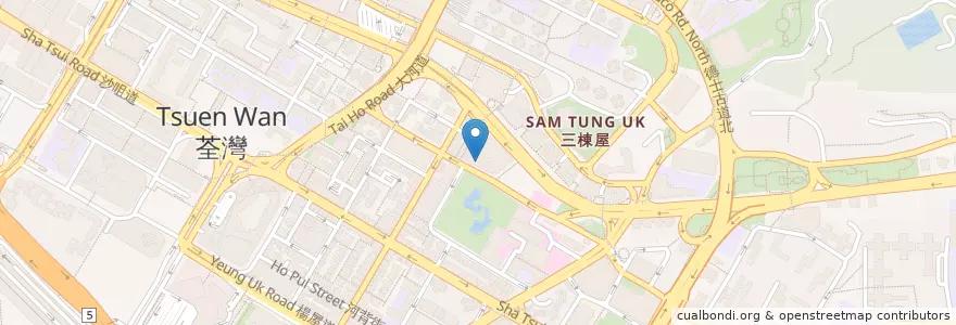 Mapa de ubicacion de Sushi Take Out en 中国, 广东省, 香港, 新界, 荃灣區.