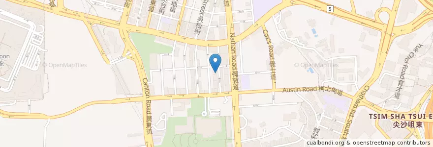 Mapa de ubicacion de Liza Restaurant en China, Provincia De Cantón, Hong Kong, Kowloon, Nuevos Territorios, 油尖旺區 Yau Tsim Mong District.