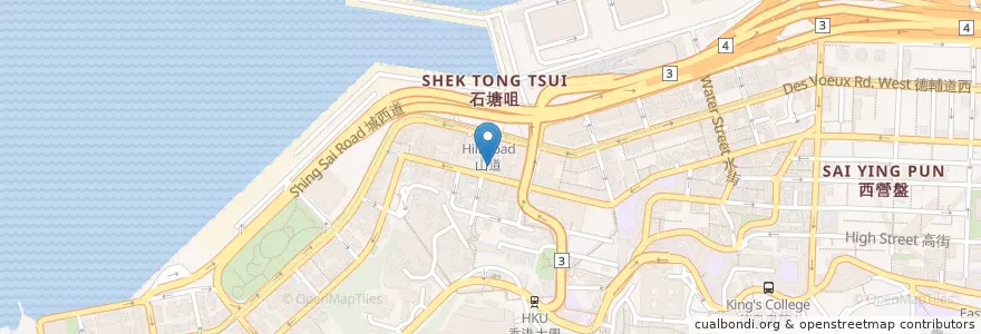 Mapa de ubicacion de Standard Chartered en 중국, 광둥성, 홍콩, 홍콩섬, 신제, 中西區 Central And Western District.