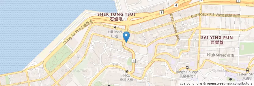 Mapa de ubicacion de Bank of East Asia en 中国, 广东省, 香港 Hong Kong, 香港島 Hong Kong Island, 新界 New Territories, 中西區 Central And Western District.