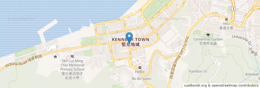 Mapa de ubicacion de Dah Sing Bank en China, Cantão, Hong Kong, Ilha De Hong Kong, Novos Territórios, 中西區 Central And Western District.