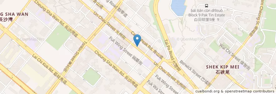 Mapa de ubicacion de Rice Love en 中国, 广东省, 香港 Hong Kong, 九龍 Kowloon, 新界 New Territories, 深水埗區 Sham Shui Po District.