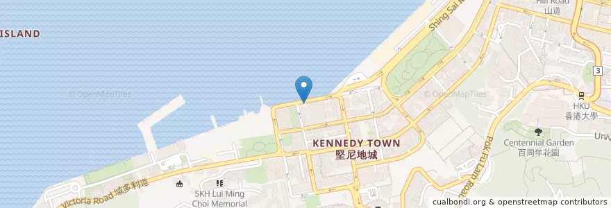 Mapa de ubicacion de Bistronomique en Çin, Guangdong, Hong Kong, Hong Kong Adası, Yeni Bölgeler, 中西區 Central And Western District.