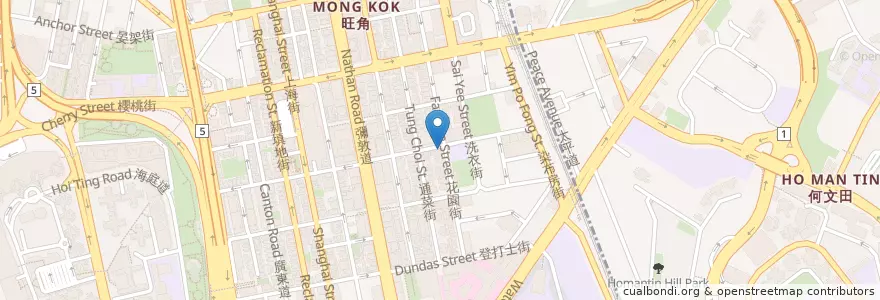 Mapa de ubicacion de Master Kama en China, Guangdong, Hongkong, Kowloon, New Territories, 油尖旺區 Yau Tsim Mong District.