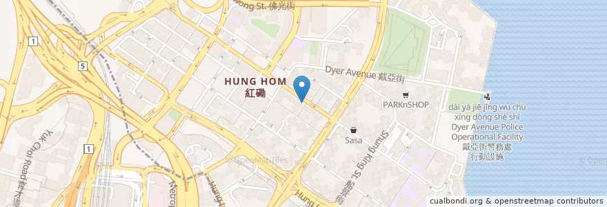 Mapa de ubicacion de Human Health Medical Center en China, Guangdong, Hongkong, Kowloon, New Territories, 九龍城區 Kowloon City District.