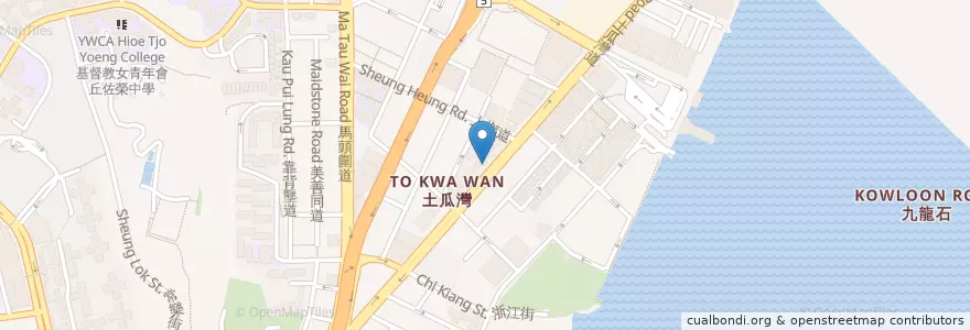 Mapa de ubicacion de Watsons en 中国, 广东省, 香港, 九龍, 新界, 九龍城區.