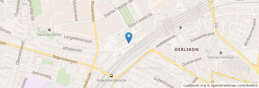 Mapa de ubicacion de Cityport en Schweiz/Suisse/Svizzera/Svizra, Zürich, Bezirk Zürich, Zürich.