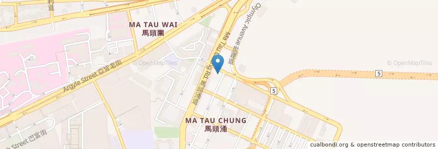 Mapa de ubicacion de Monkey Tree en الصين, غوانغدونغ, هونغ كونغ, كولون, الأقاليم الجديدة, 九龍城區 Kowloon City District.