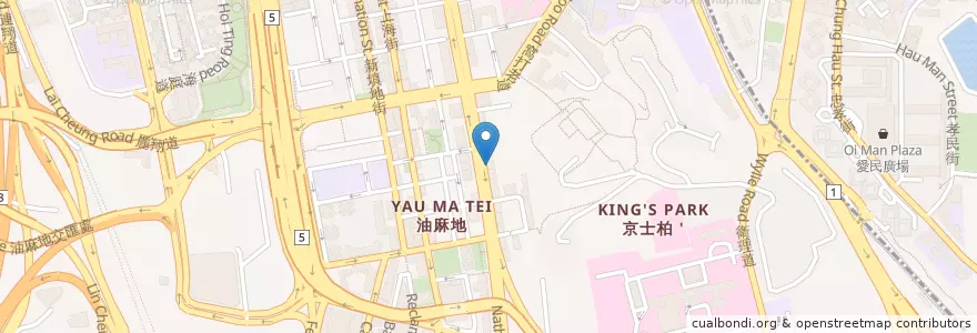 Mapa de ubicacion de Public Bank en 中国, 广东省, 香港 Hong Kong, 九龍 Kowloon, 新界 New Territories, 油尖旺區 Yau Tsim Mong District.