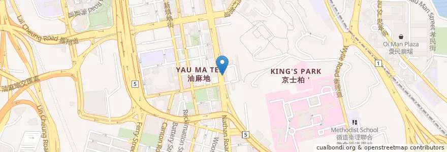 Mapa de ubicacion de Medimart en 中国, 广东省, 香港 Hong Kong, 九龍 Kowloon, 新界 New Territories, 油尖旺區 Yau Tsim Mong District.